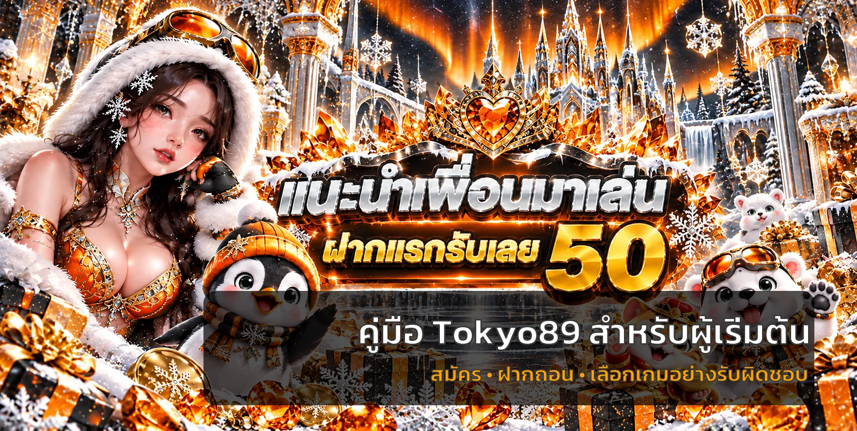 Tokyo89 คู่มือสมัคร ฝากถอน และเลือกเกมสำหรับมือใหม่